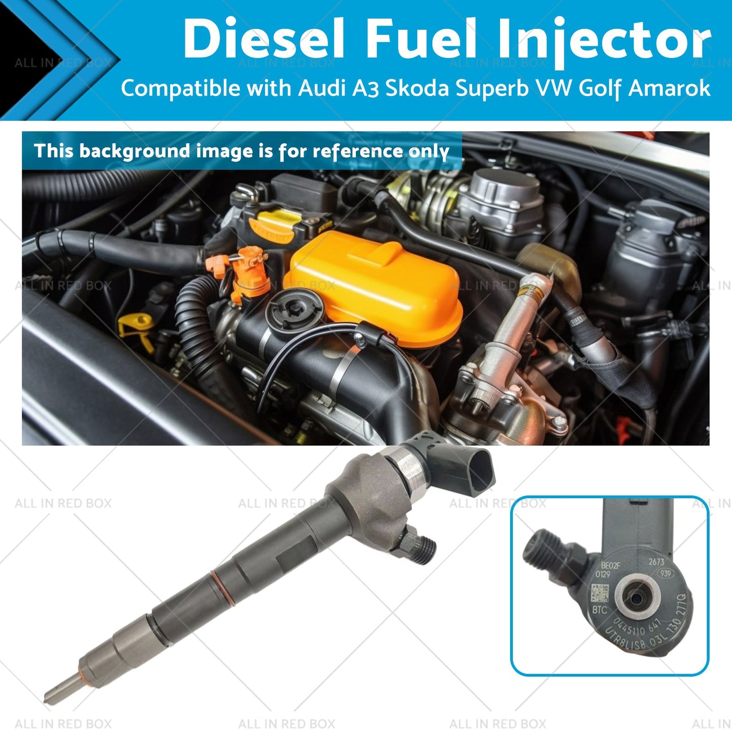 Diesel Fuel Injector for Audi A3 Skoda Superb VW Golf Amarok 2010-2015