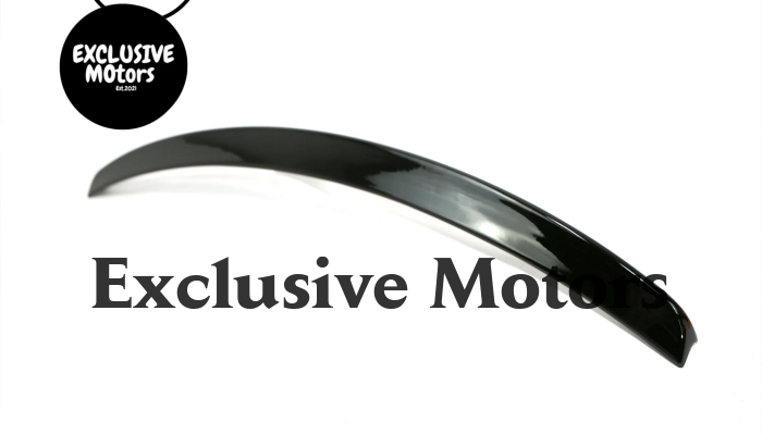 S4 Black Rear Spoiler for Audi A4 Sedan 2012-2015