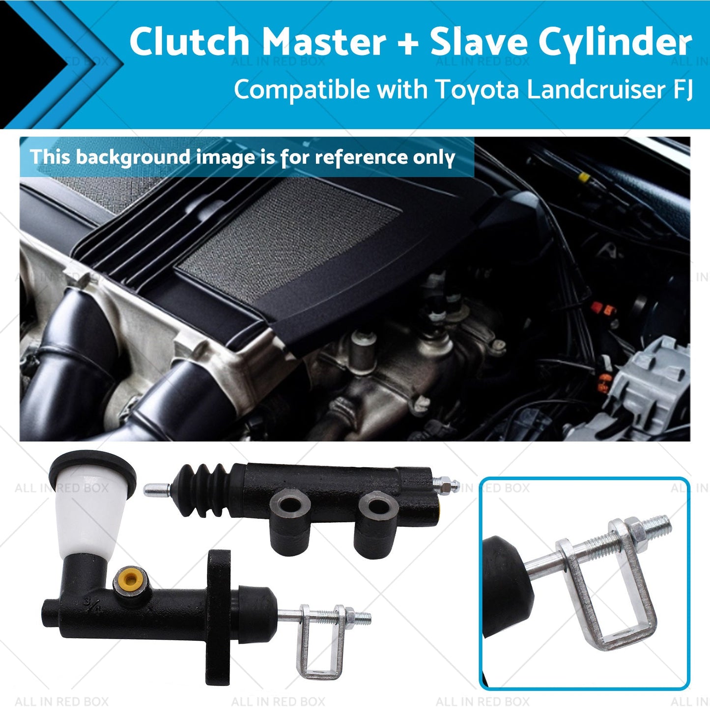 Clutch Master Slave Cylinder for Toyota Landcruiser FJ40/45/55/75-80 1960-1997