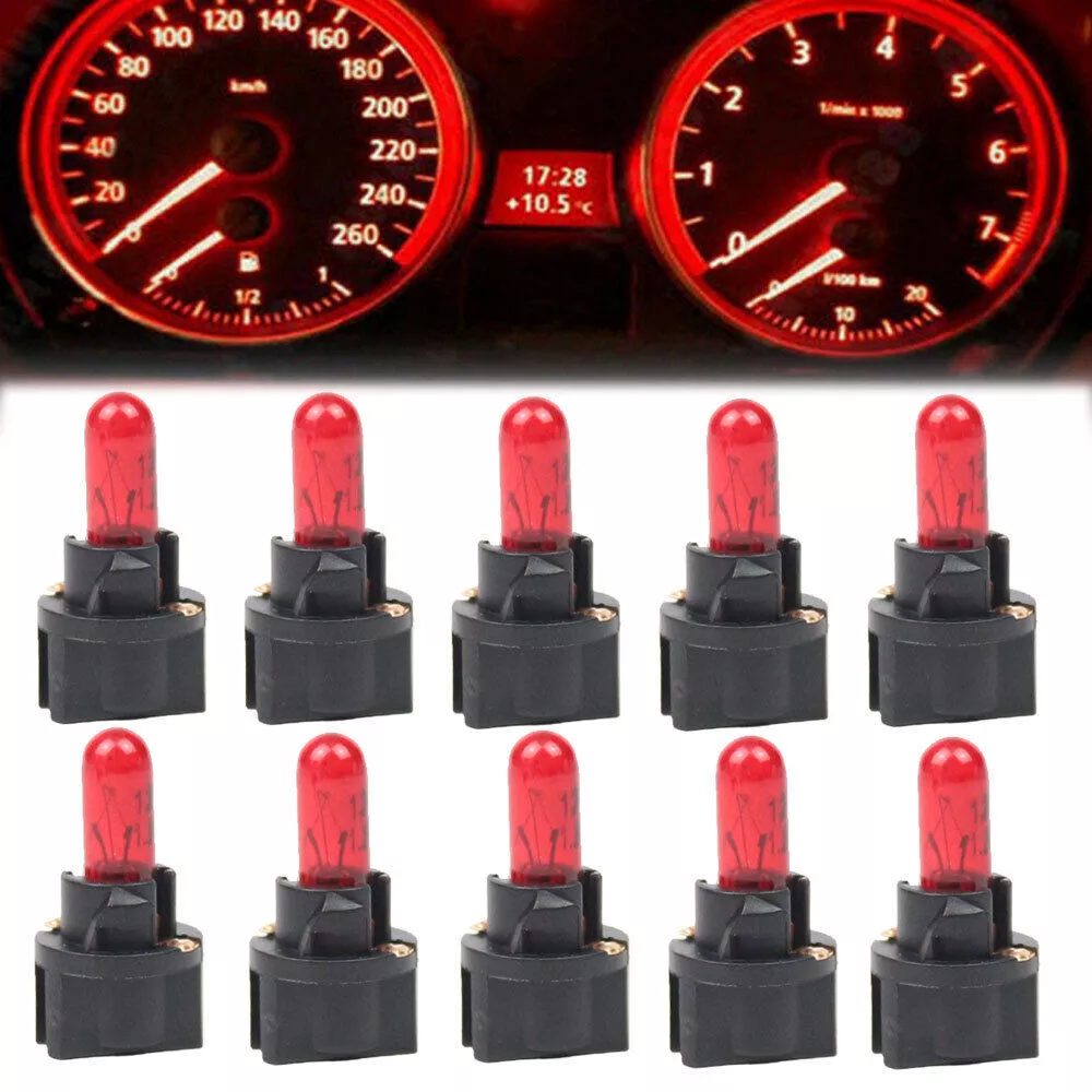Red LED Dash Light Kit for Honda Civic (1987-1991)