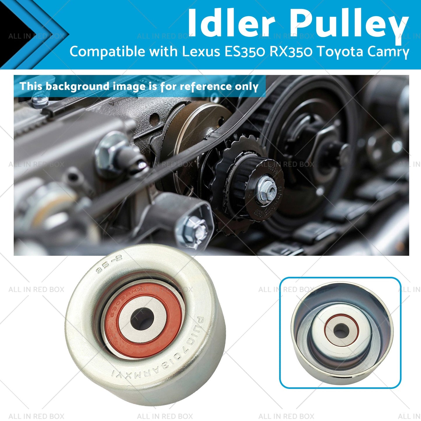Idler Pulley for Lexus ES350 RX350 Toyota Camry 2007-2021