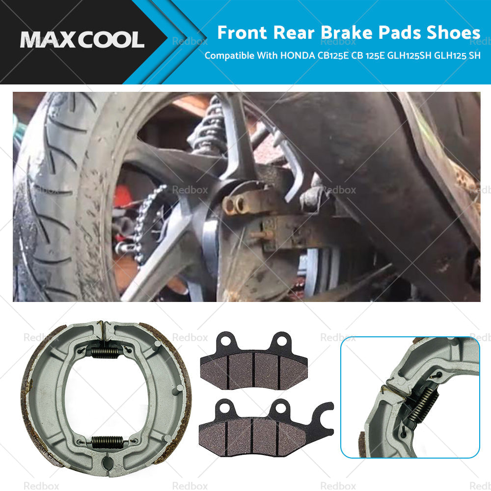 Brake Pads Shoes for Honda CB125E GLH125SH 2012-2023
