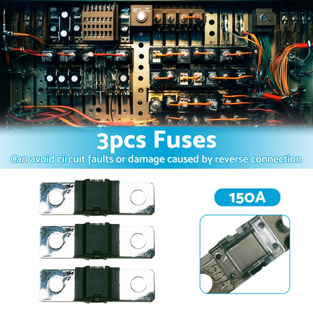 150A Mega Fuse Set for Dual Battery System Mining