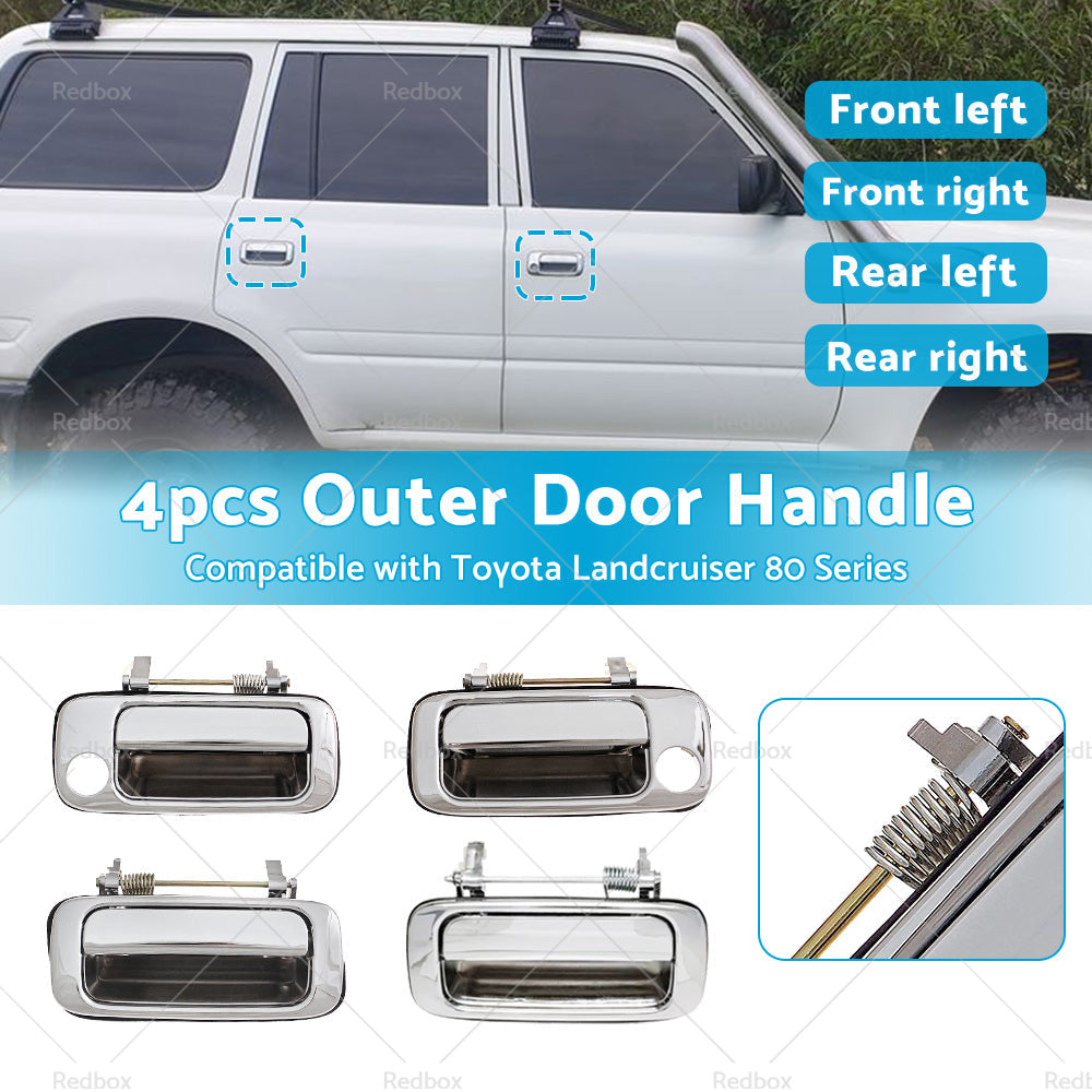 Chrome Door Handle for Toyota Landcruiser 80 Series 1990-1997