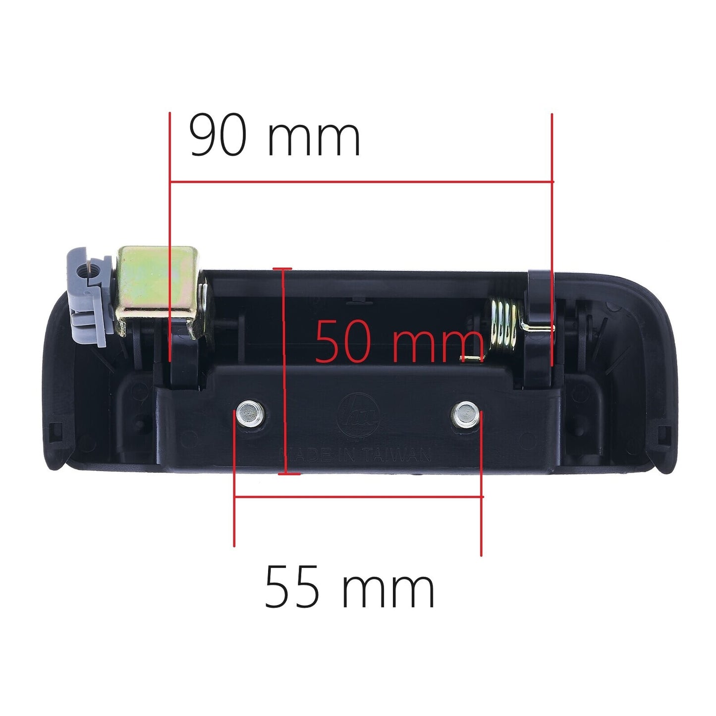 Tailgate Handle Textured Black for Mitsubishi Triton MQ MR 2015 -On