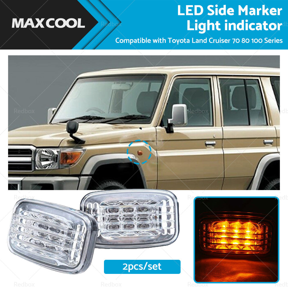 LED Side Marker Light for Toyota Land Cruiser 70/80/100 1984-2007