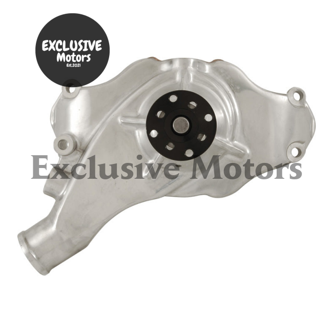 Big Block Long Water Pump Polished Aluminum for Chevrolet (1965-1990)