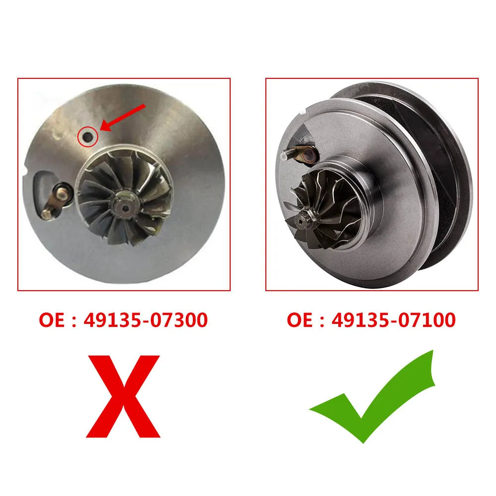 Turbo Cartridge CHRA for Hyundai Santa FE I & II 2.2 CRDI D4EB 110kw 49135-07100 4913507300 4913507100 2823127800