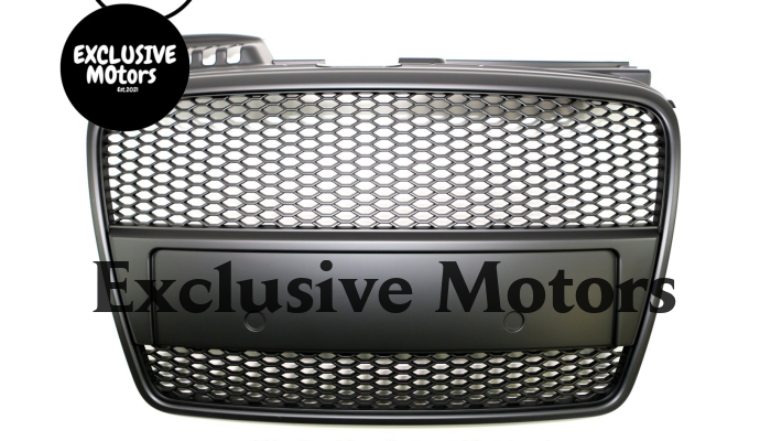 RS4 Honeycomb Grille for Audi A4 B7 2005-2008 Matte Black