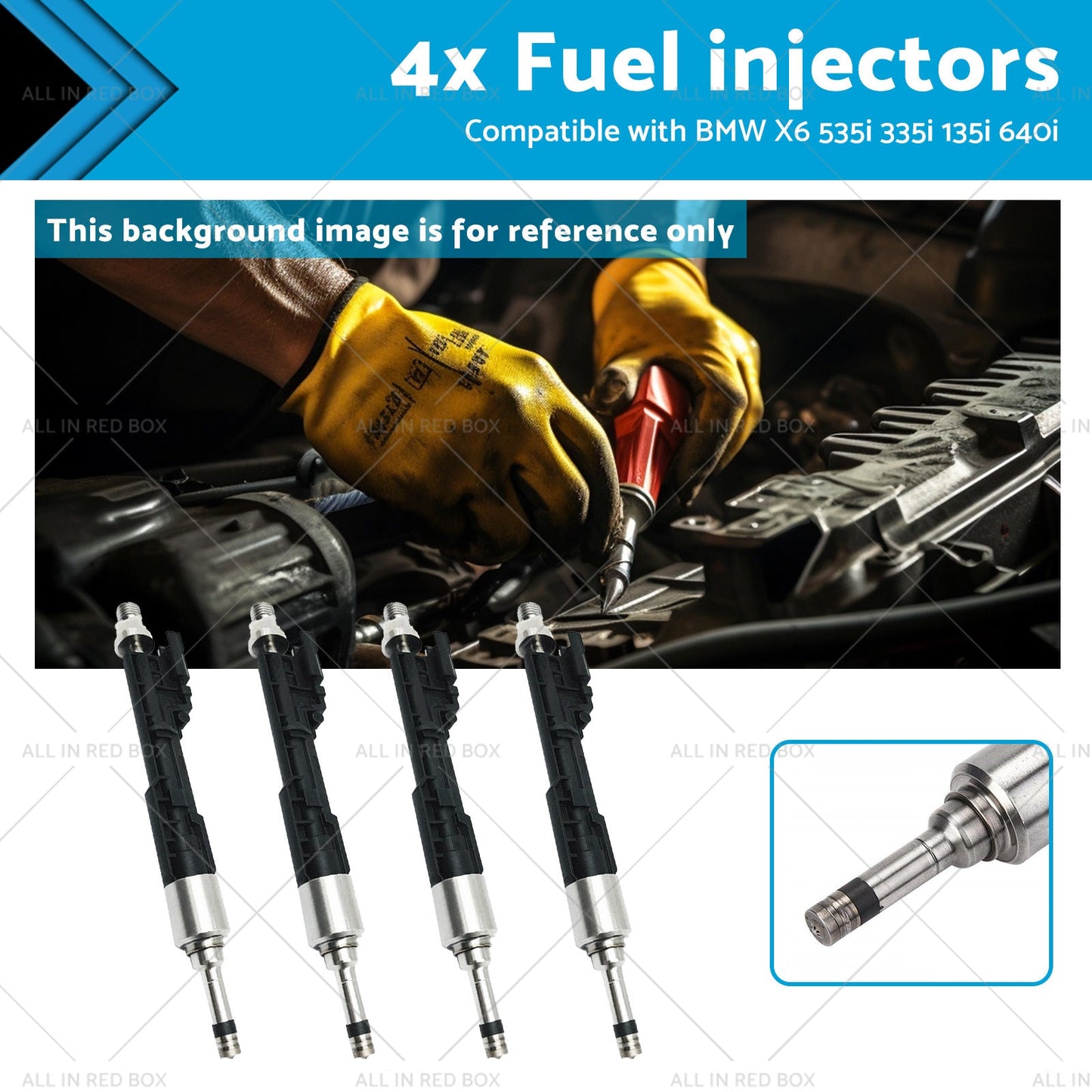 Fuel Injectors Set for BMW 135i 335i 535i 640i X6 2007-2016