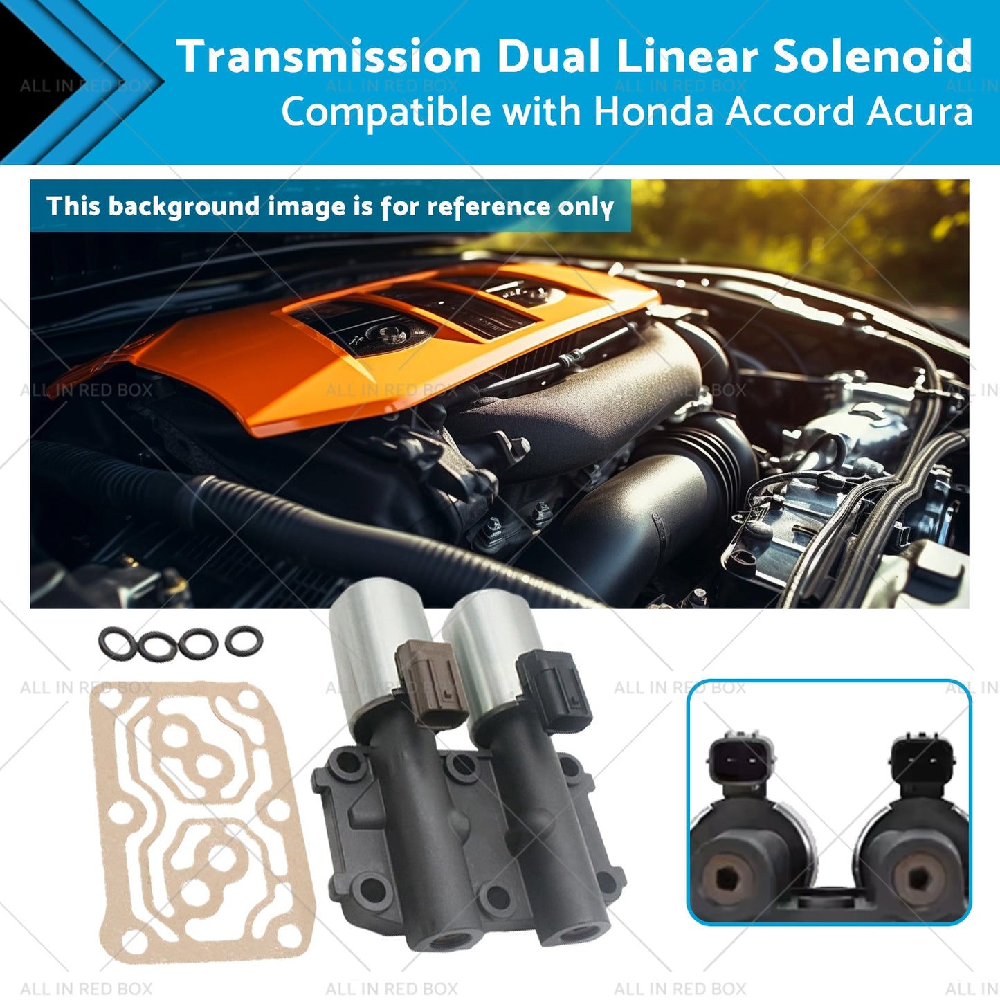 Transmission Dual Linear Solenoid for Honda Accord Acura 2003-2012