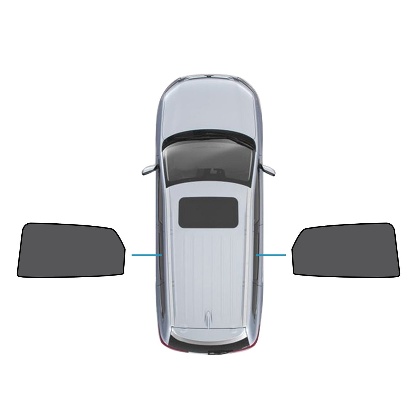 Rear Window Mesh Sunshades for Kia Sportage 2021-2024