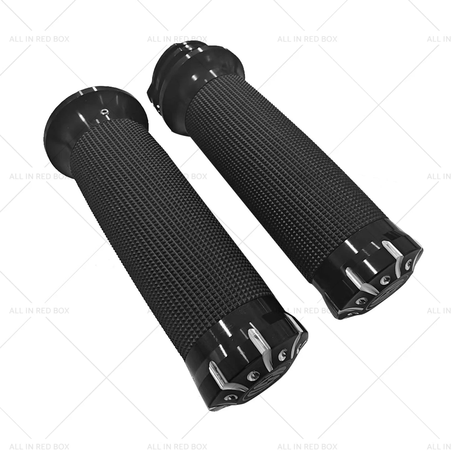 1" Motorcycle Handle Bar Hand Grips for Harley Dyna Sportster