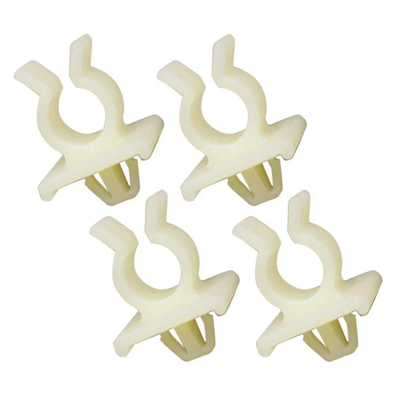 4 x Bonnet Support Mounting Clip Bracket Beige for Nissan (2000-2006)