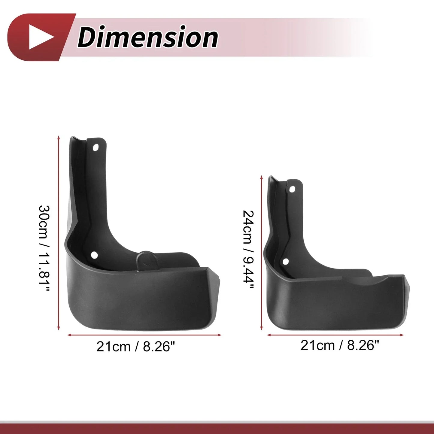 Mud Flaps Splash Guards Set for Hyundai Mufasa (2023)