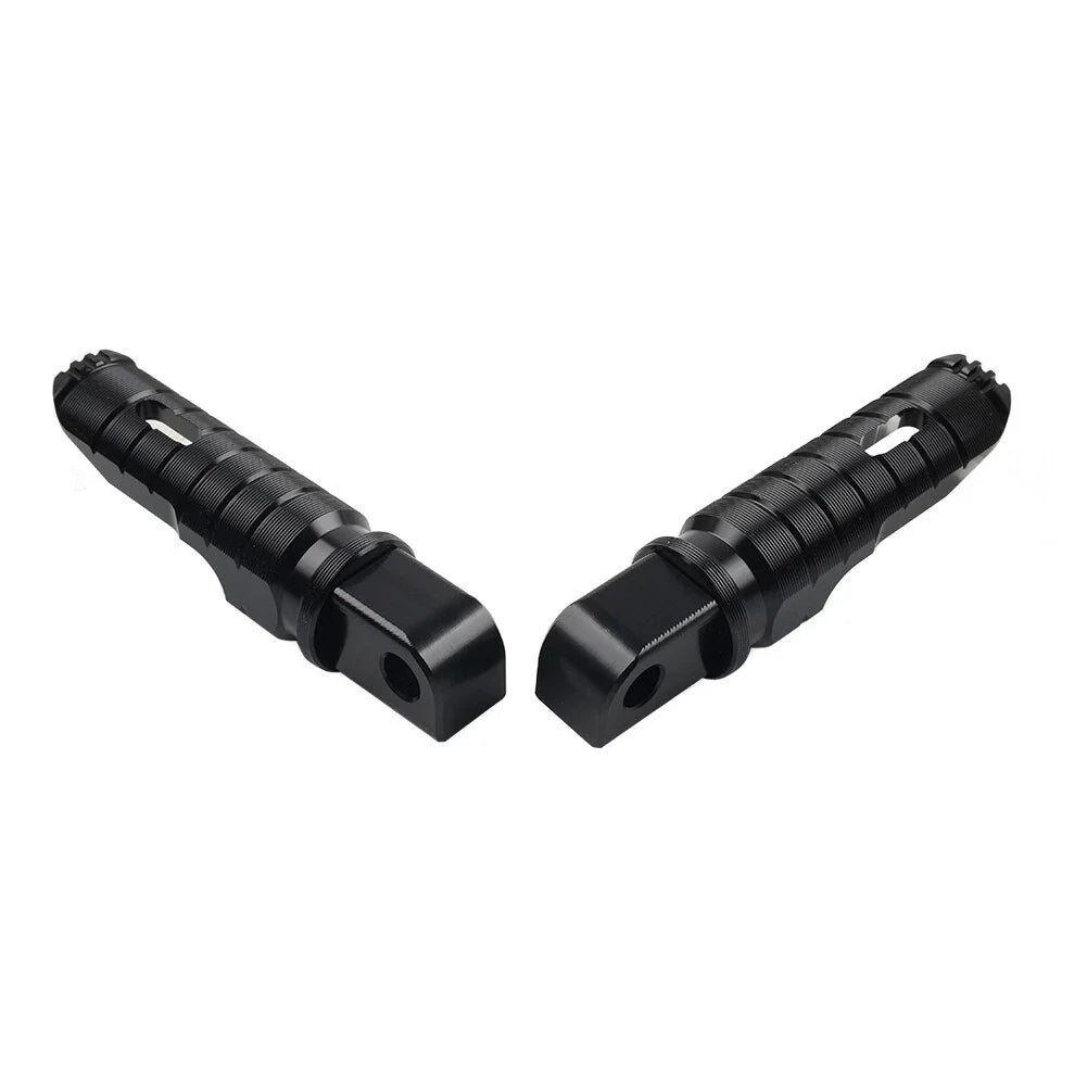 Black Rear Footrest Pegs for Suzuki V-Strom 650 DL650 GSXS1000 (2018-2024)