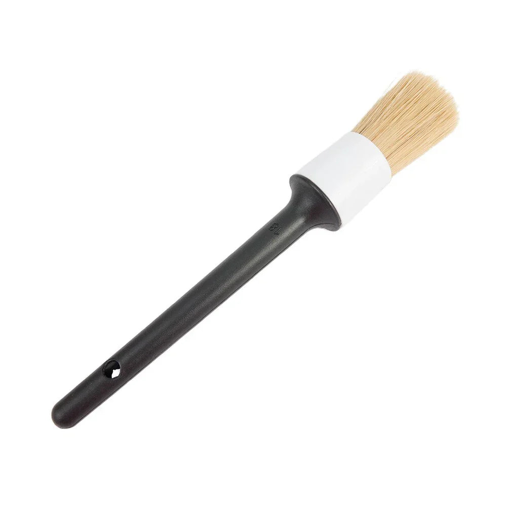 5pcs Soft Boar Hair Bristle Auto Detailing Brush Set for Car Cleaning Wheels