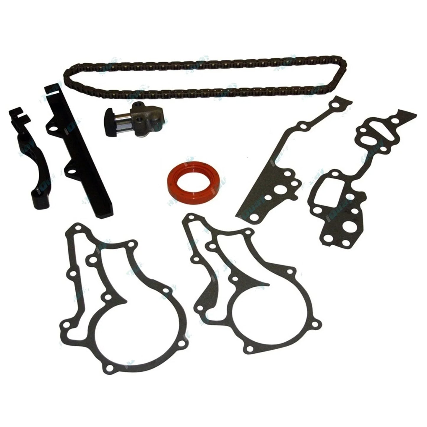 Engine Timing Chain + Tensioner + Guides Kit 22R 22RE for Toyota Bundera RJ70