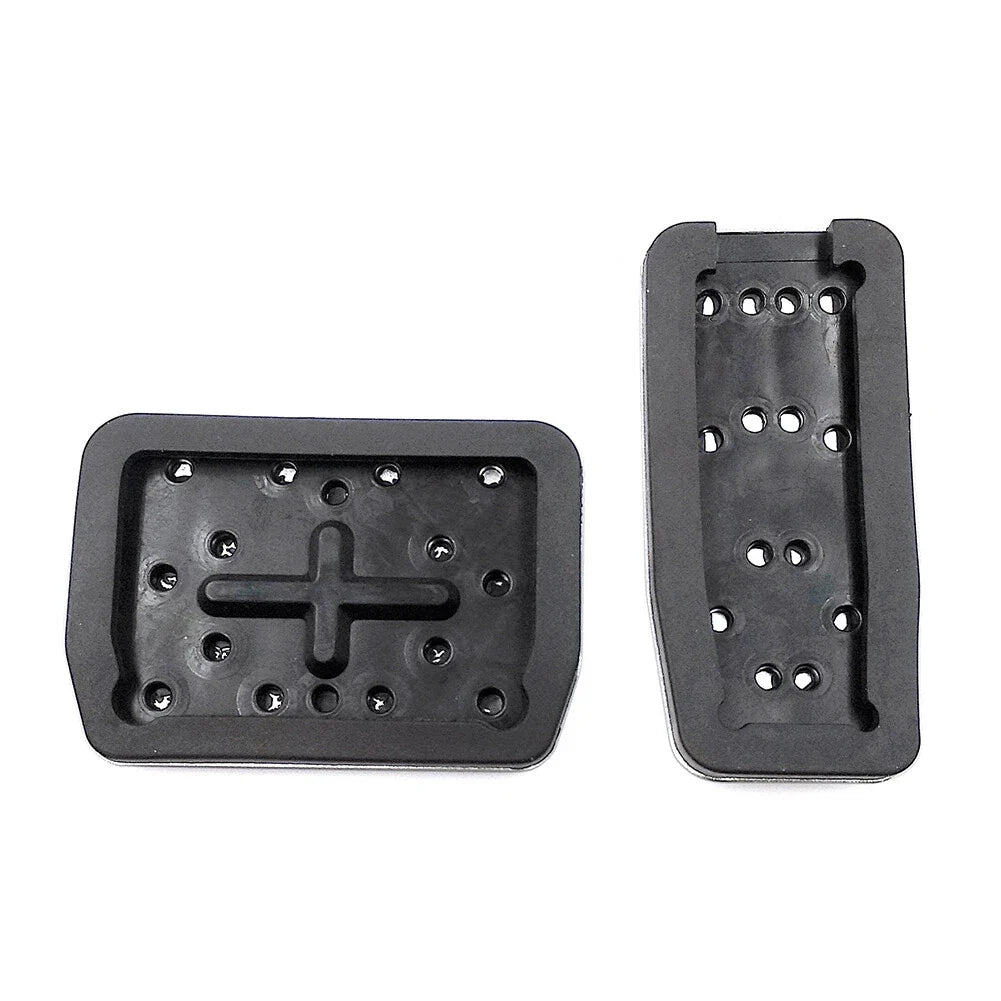 Silver Steel Brake Gas Pedals Protection Cover for Tesla Model 3 (2017-2023)