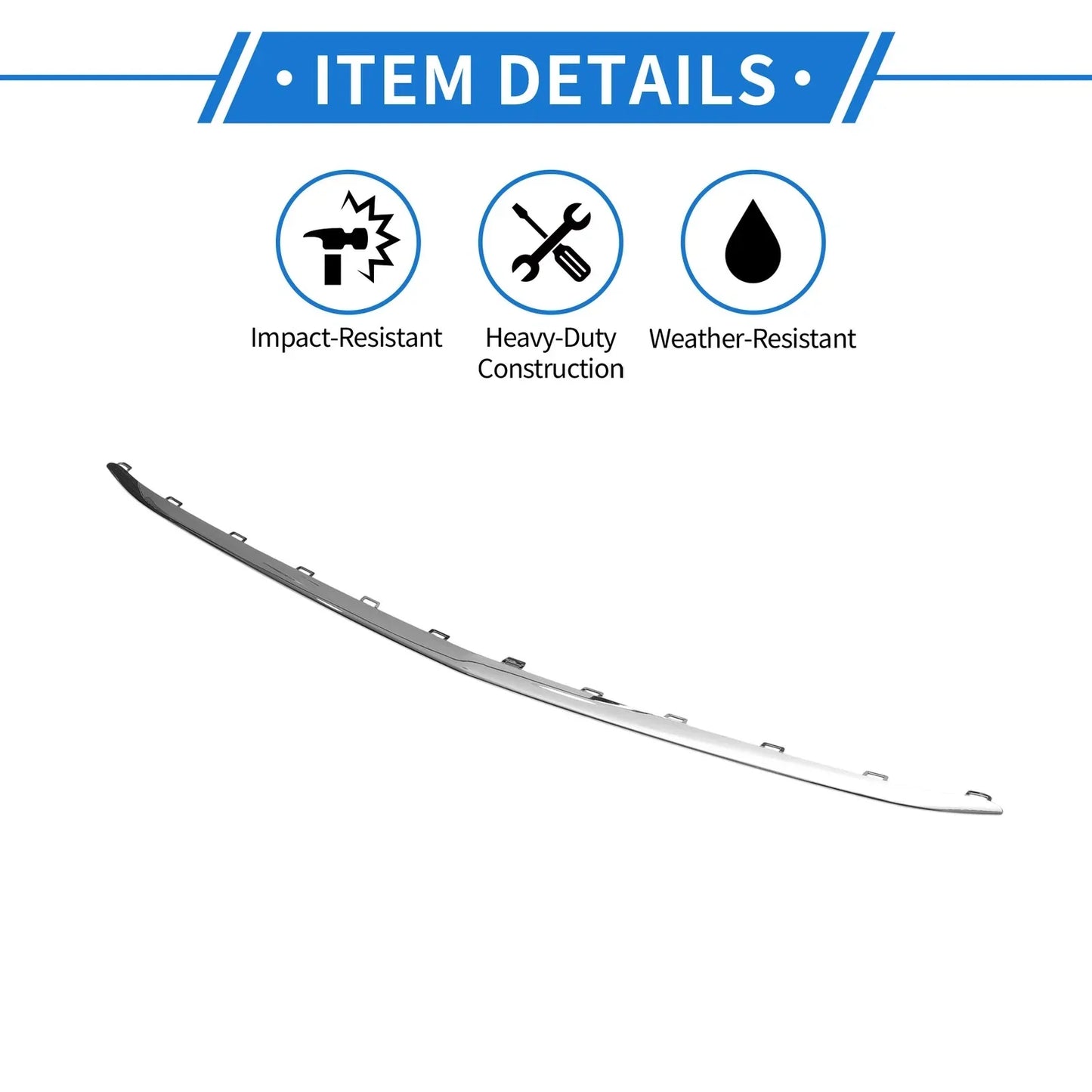 Bumper Grille Trim Garnish for Mercedes-Benz W213/E (2021-2023)