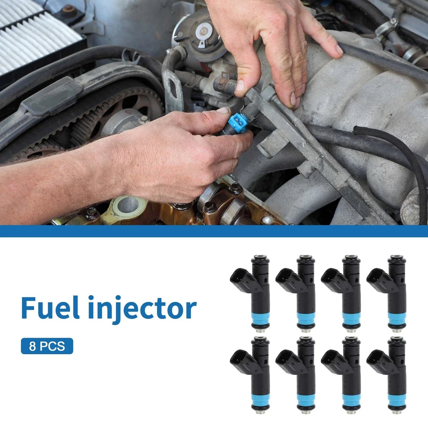 Fuel Injector 8 x No.53032142AC for Dodge Ram 1500 2003 5.7L (2003)