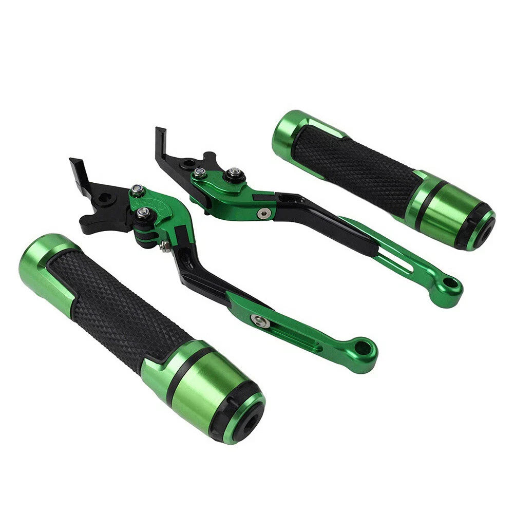Extendable Brake Clutch Levers & Handlebar Grips for Kawasaki ZX6R/636