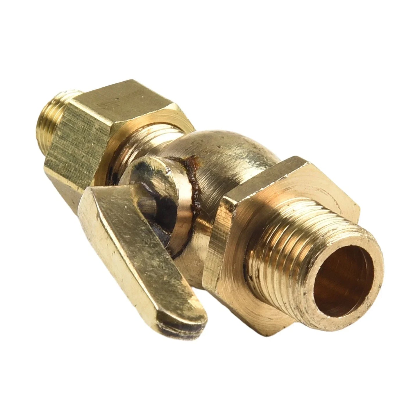 Valve Brass Petcock 6.5mm Copper Dowel Mouth Standard Pattern