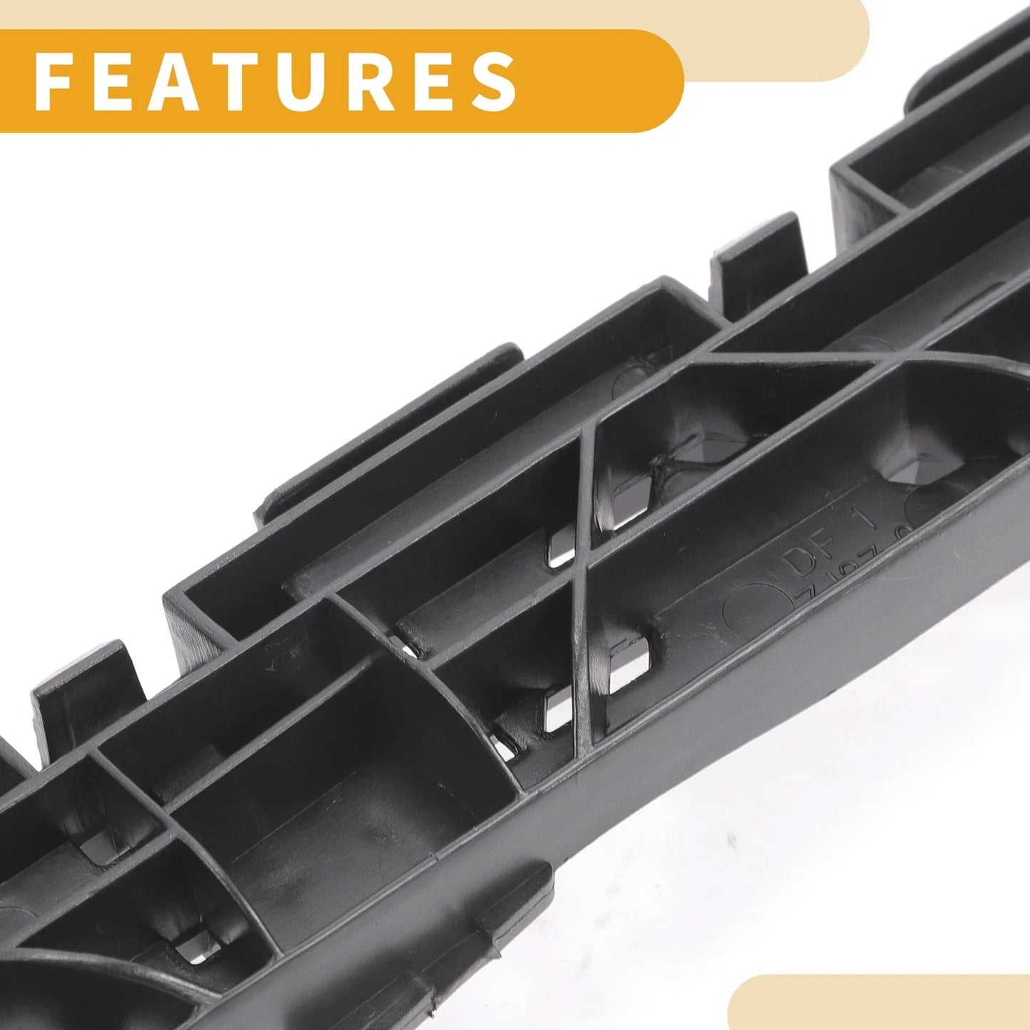 Rear Bumper Support Bracket for Honda CR-V 2012-2014 (2 x Black)