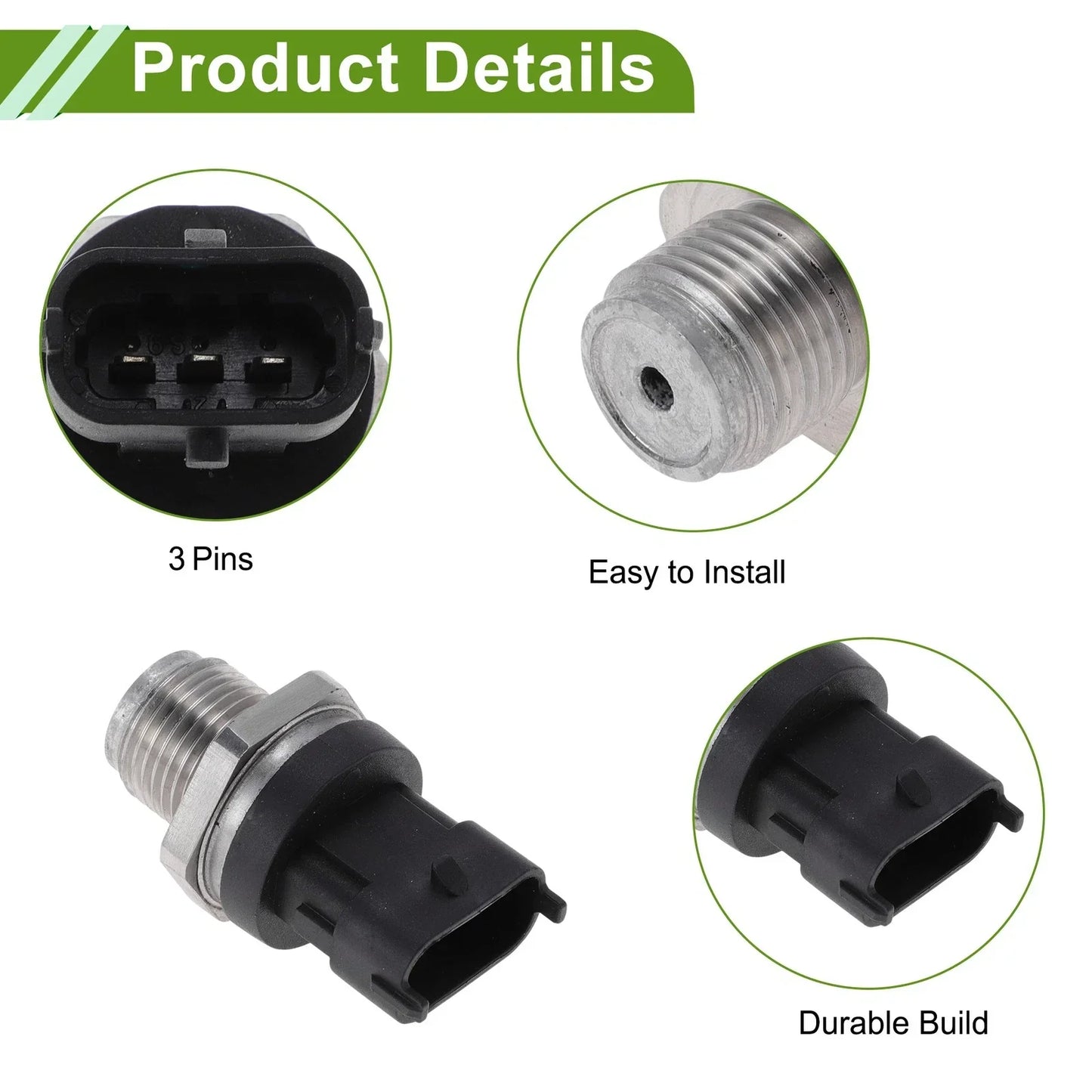 Fuel Injection Pressure Sensor for Dodge Ram 2500/3500 (2003-2010)