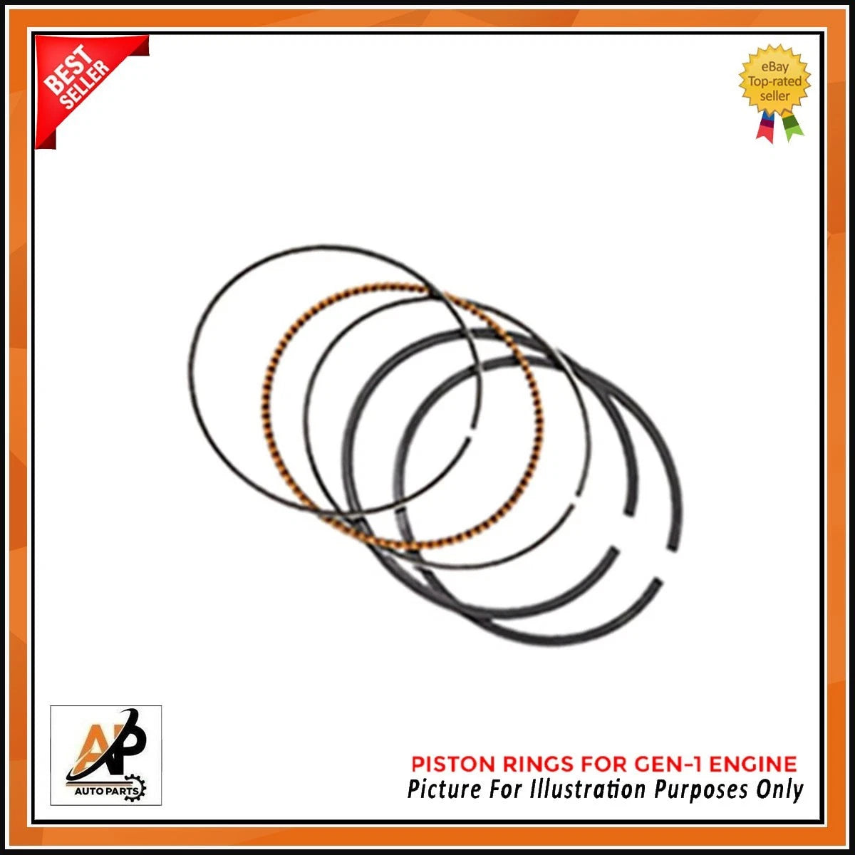 Engine Piston Rings and King Bearings Replacement Kit for Land Rover Range Rover (2002–2012)