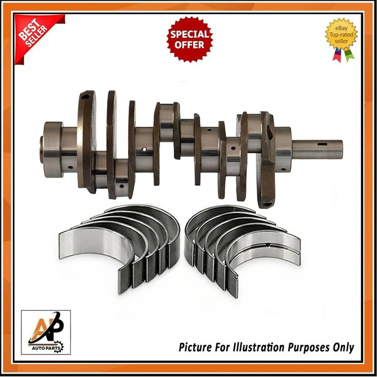 Crankshaft and Bearings Set for Mercedes-Benz G-Class W463 OM642 (2010–2017)