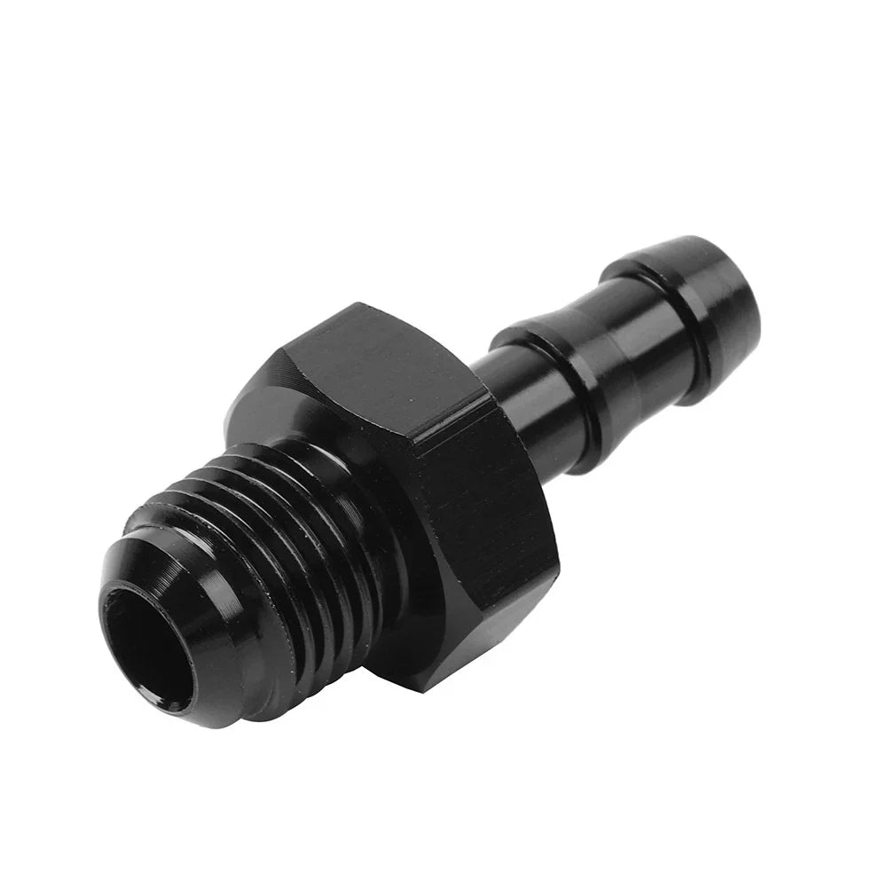 6AN Male to 5/16" Barb Push Lock Fitting Oil Fuel Hose Adapter for Car