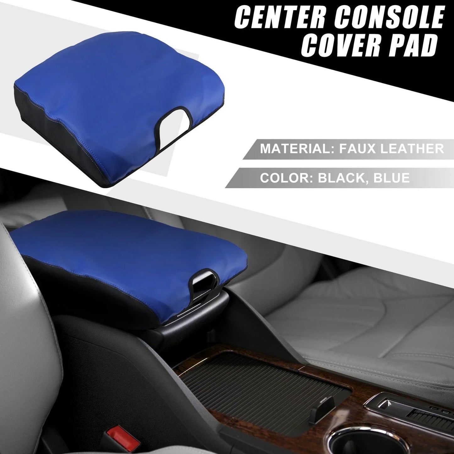 Car Center Console Armrest Cover for Dodge Ram 1500 2500 3500 (2019-2023)