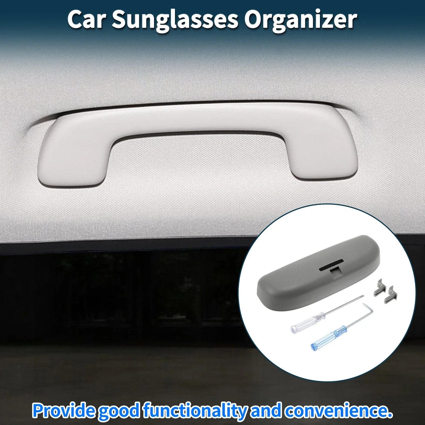 Sunglasses Case for Honda Civic Eyeglasses Holder Storage Box (2016-2023)