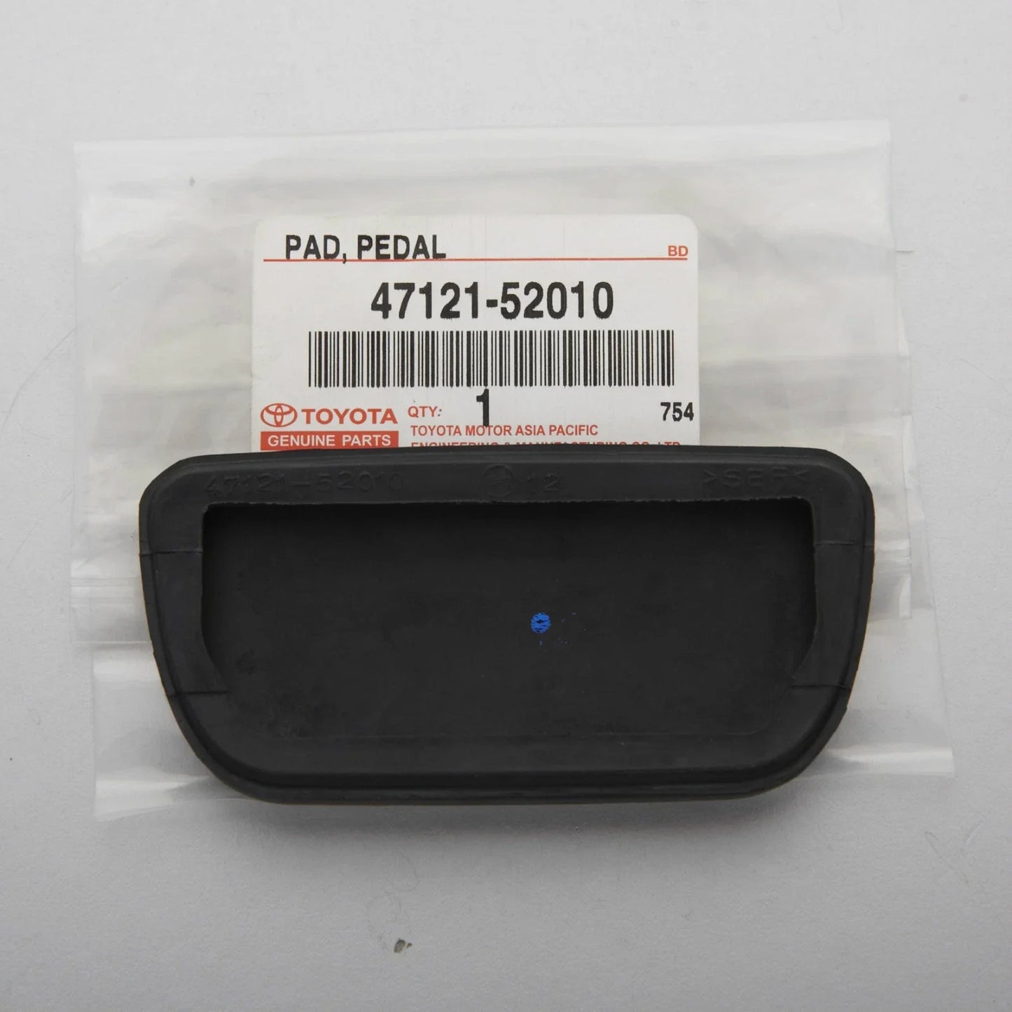 Genuine Brake Pedal Pad Rubber for 2005-2014 Toyota Hilux Vigo & 2002-2006 Corolla