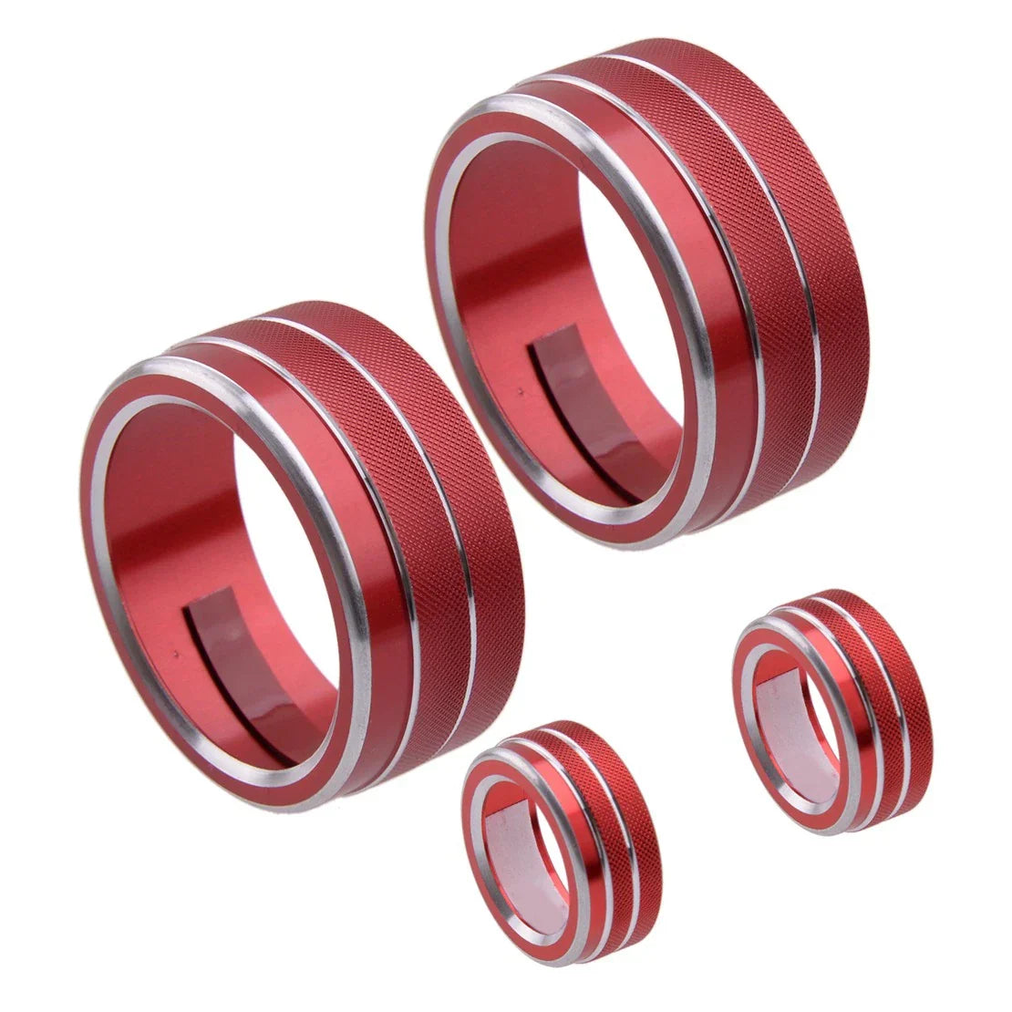 A/C Audio Switch Knob Ring Covers for Nissan Teana Altima (2019-2020) 4x Durable