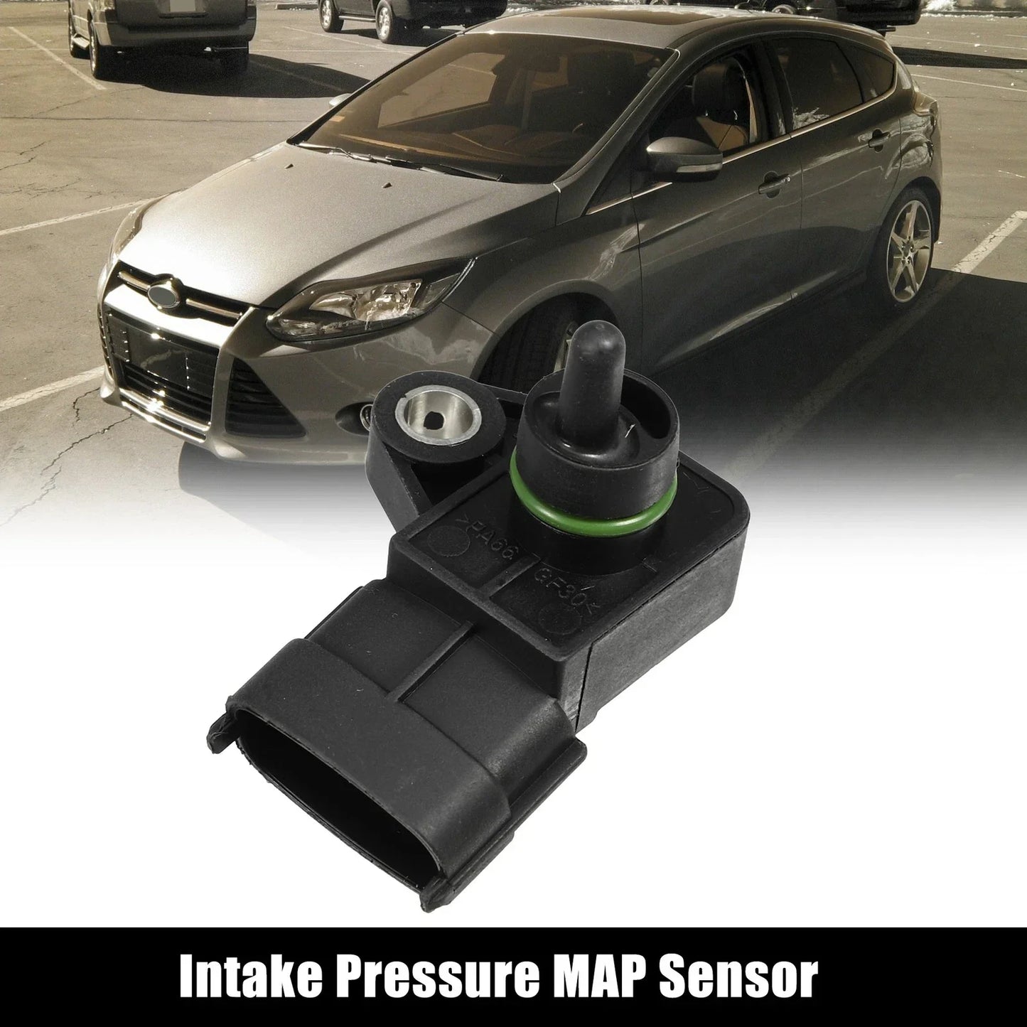 Intake Pressure MAP Sensor for Hyundai Niro (2017-2023) - Plastic Metal Black