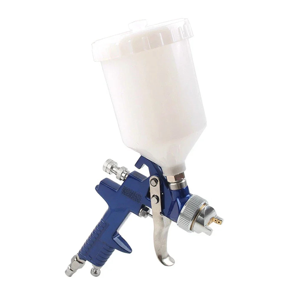 HVLP H827 Spray Gun 600ml Cup 2.0mm Nozzle for Airbrush - Blue
