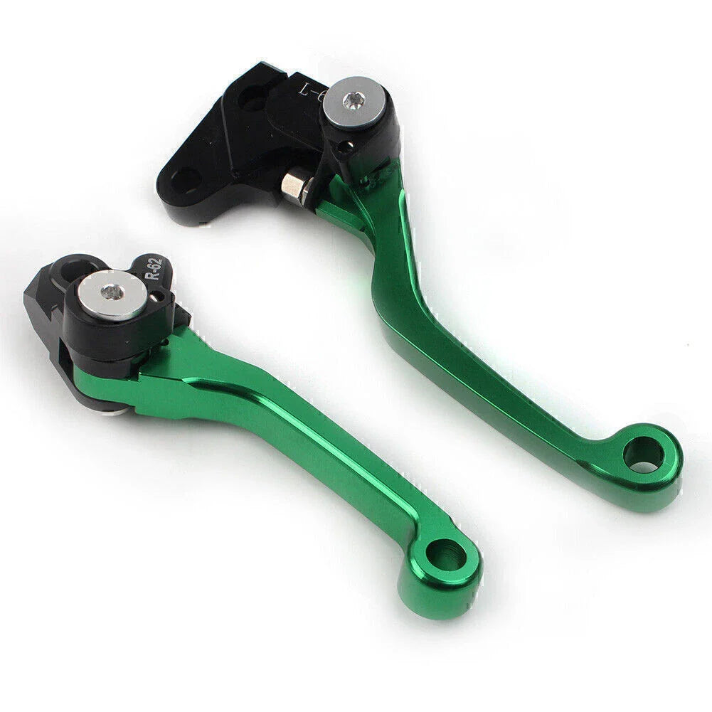 Green Pivot Brake Clutch Levers for YAMAHA WR 250F WR 450F (2003-2023)