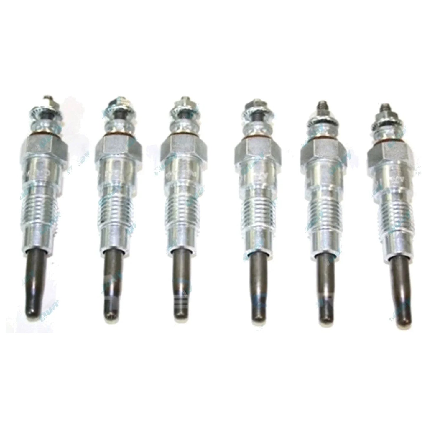 6 Glow Plugs 24 volt for MK MQ G160 Patrol SD33 82~83 SD33T Turbo Diesel Set