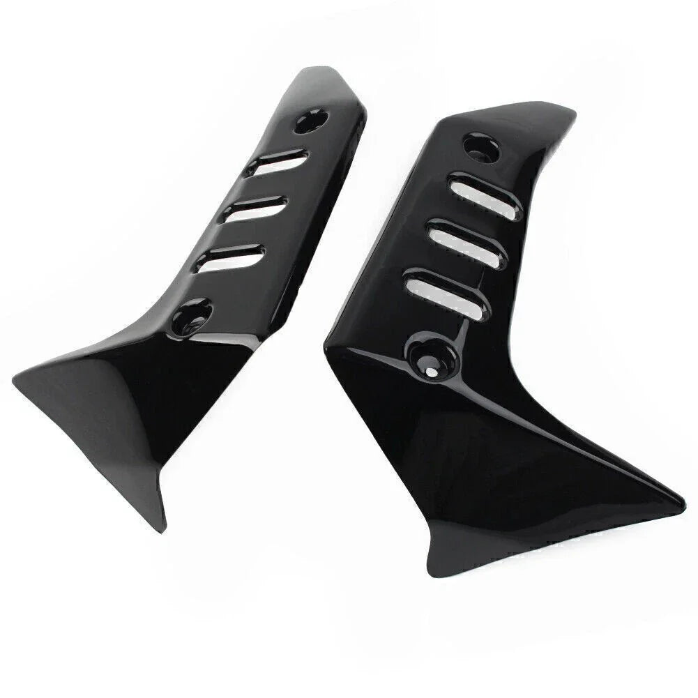 Motorcycle Fairing Side Cover Kit ABS Black for Kawasaki Z750 (2004-2007)