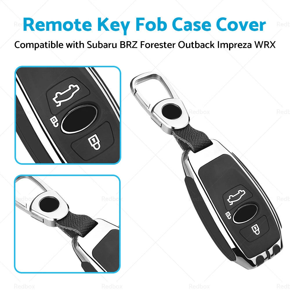 Remote Key Fob Case Cover for Subaru BRZ Forester Outback Impreza WRX (2013-2023)