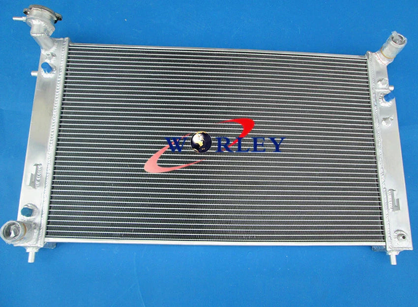 Aluminum Radiator + Blue Silicone Hose for Commodore VT-VX 3.8L V6 L67 (1997-2002)