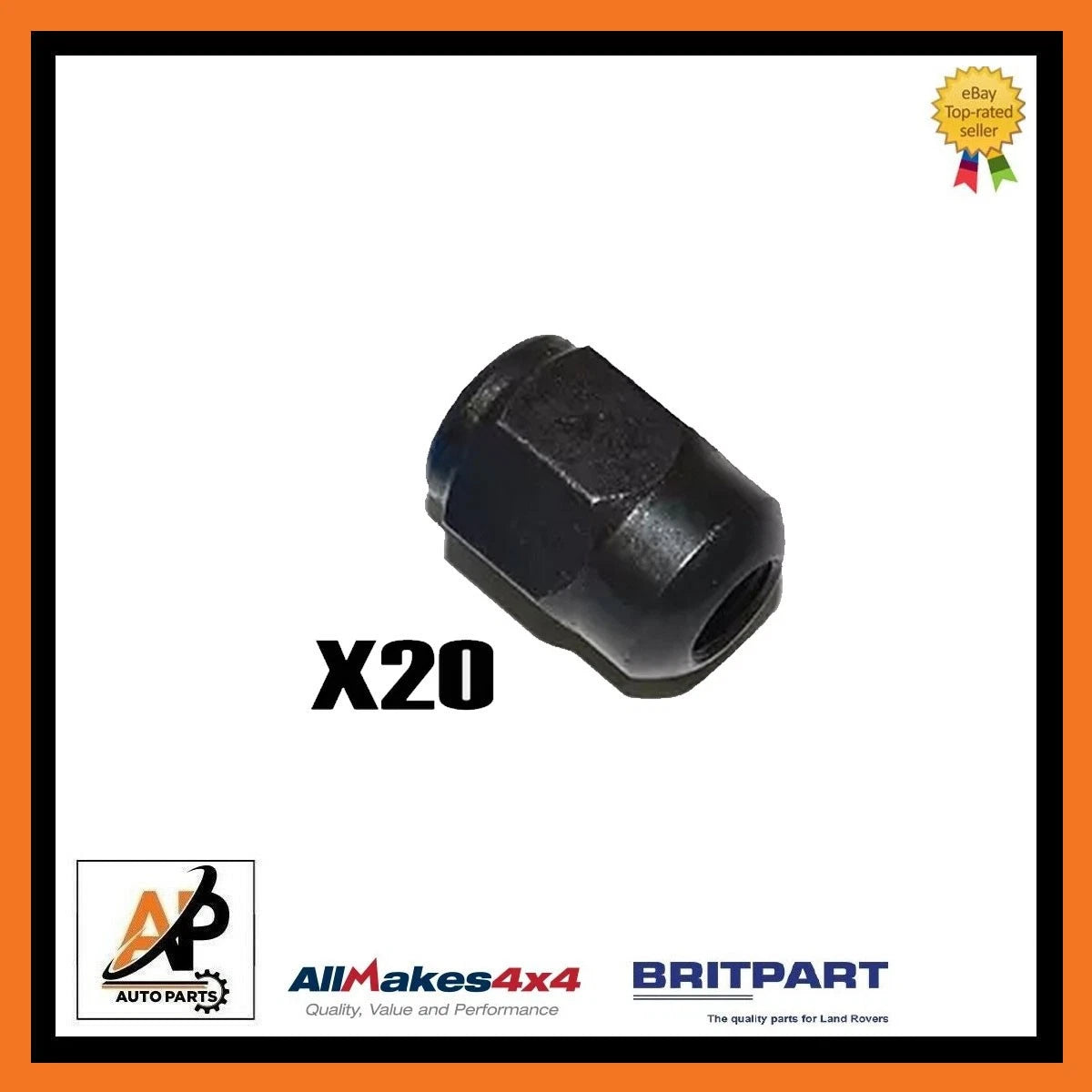 Alloy Wheel Nuts Set for Land Rover Freelander 1 (1998–2006)