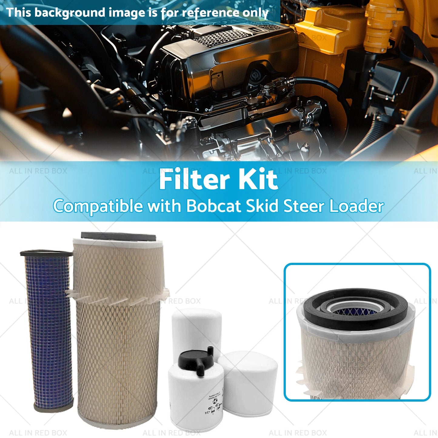 Air Hydraulic Fuel Oil Filter for Bobcat Skid Steer Loader 751 763 T140