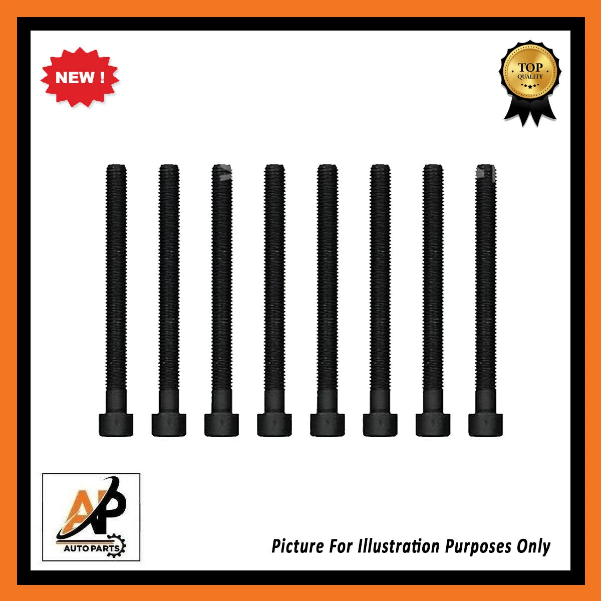 Engine Head Bolts Set OEM Replacement for Ford 1.0 EcoBoost Fiesta Focus (2012–2018)