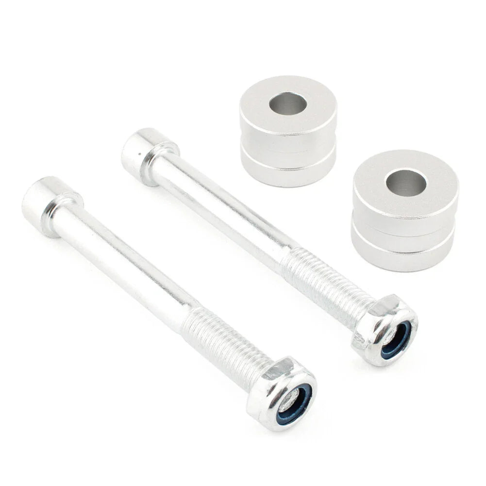 Ducati Hypermotard 1100 Handle Bar Risers Kit 2007-2009 Silver
