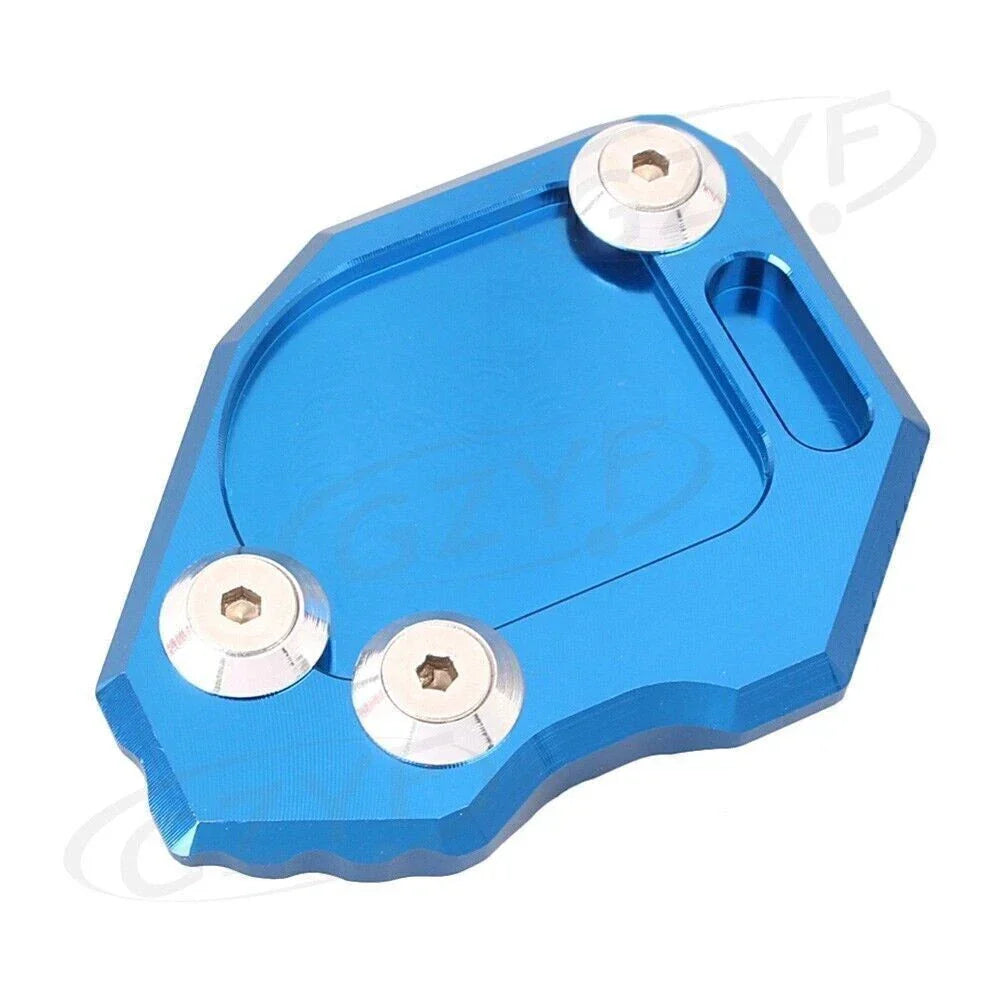 Kickstand Side Stand Enlarger Pad for BMW F800GS (2008-2014) Blue