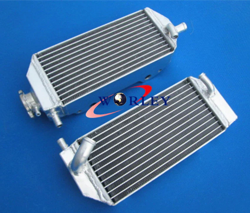 Aluminum Radiator + Blue Hose for Suzuki RM125 (2001-2008)