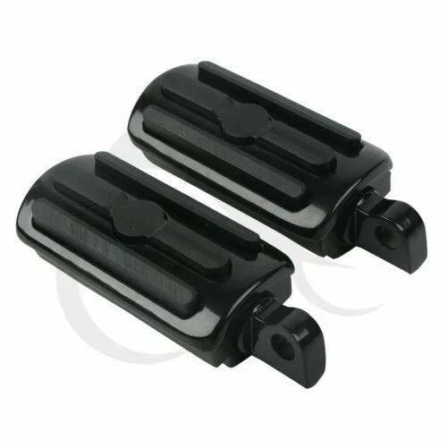 32mm Black Highway Engine Guard Bar Foot Pegs for Harley Dyna